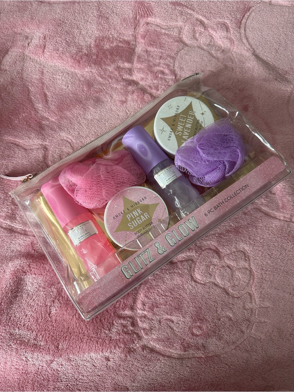 Glitz and Glow  6-Pc Set - Pink Sugar & Sweet Lavender